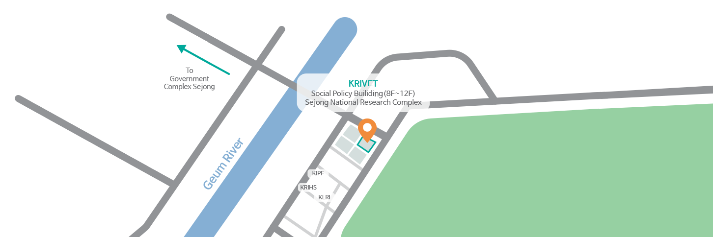 KRIVET social Policy Building(8F~12F) Sejong National Research Complex